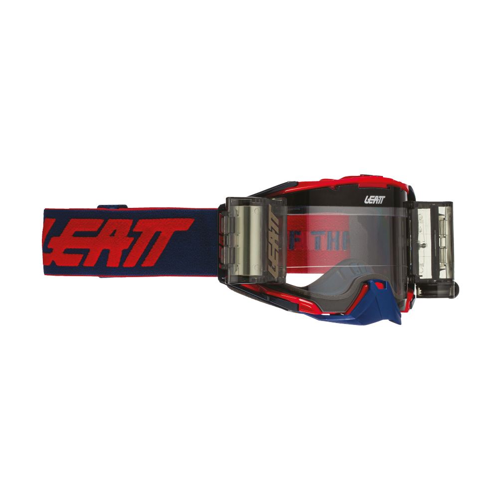Leatt 2024 Goggles Velocity 6.5 Red Blue Roll Off Anti-fog Lens